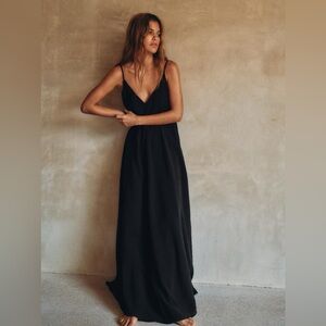 Zara black flowy dress
